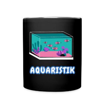 Aquarium lovers - Full Colour Mug - black - Front