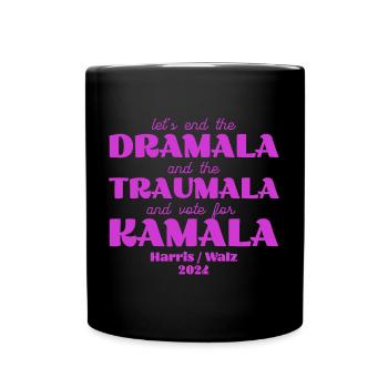Ensemble, nous pouvons mettre fin au drame et au traumatisme - Mug uni - noir - Devant