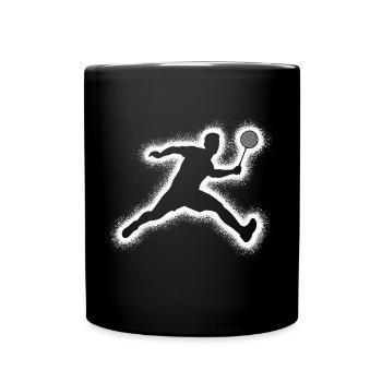 Badminton Badminton Joueurs Enfants Badminton Hommes - Mug uni - noir - Devant