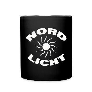 NORDLICHT - Tasse einfarbig - Schwarz - Vorne