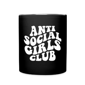 Anti Social Girls Club - Full Colour Mug - black - Front