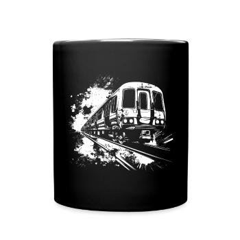 Train Splashes of Color - Full Colour Mug - black - Front