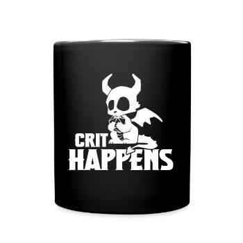 Crit Happens RPG - Full Colour Mug - black - Front