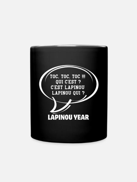 bonne année, année 2025, joyeuses fêtes - Mug uni - noir