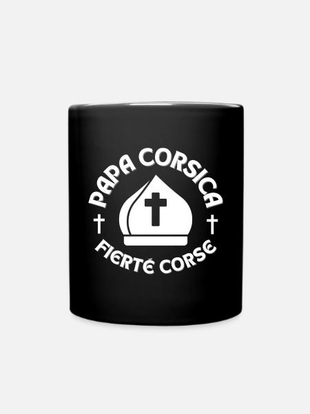 pape, Corse, île de beauté - Mug uni - noir
