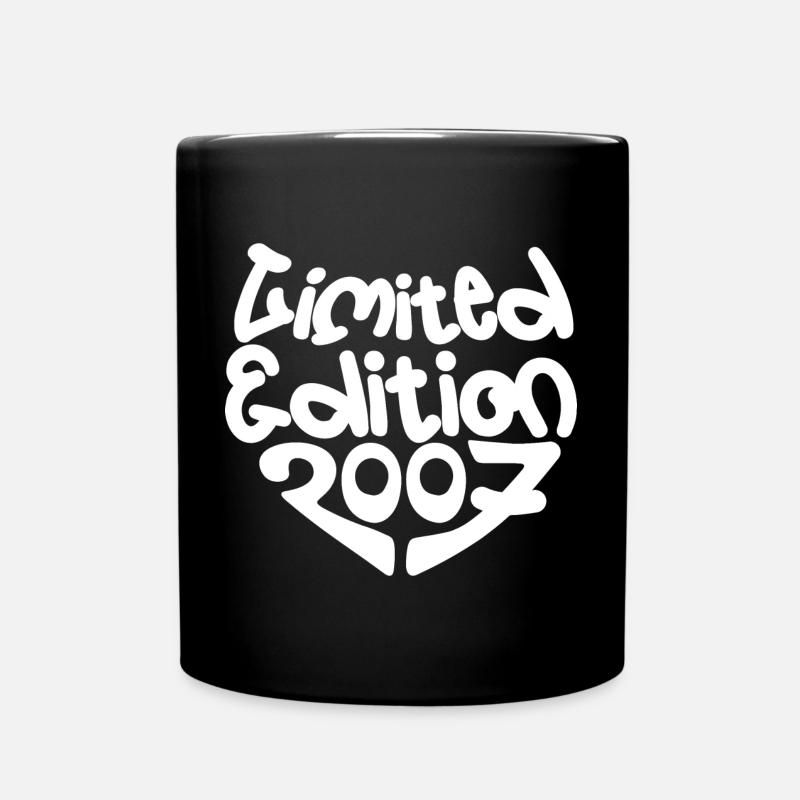 Limited Edition 2007 19.Geburtstag Geschenk - Tasse einfarbig - Schwarz