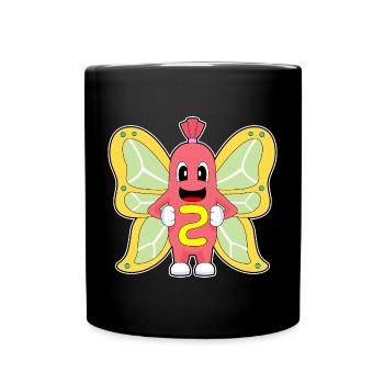 Butterfly Hot Dog - Full Colour Mug - black - Front
