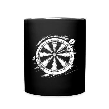 Croquis de fléchettes - Mug uni - noir - Devant
