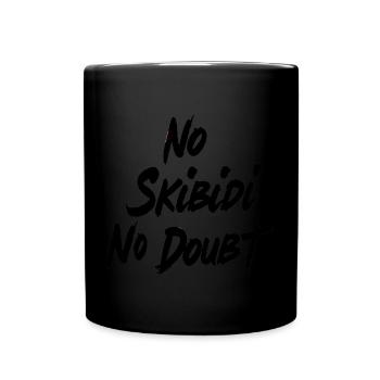 No Skibidi No - Conception de citation de mème viral - Mug uni - noir - Devant