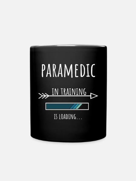Paramedic in Ausbildung Beruf Geschenk - Tasse einfarbig - Schwarz