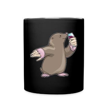 Mole Red Wine - Full Colour Mug - black - Front