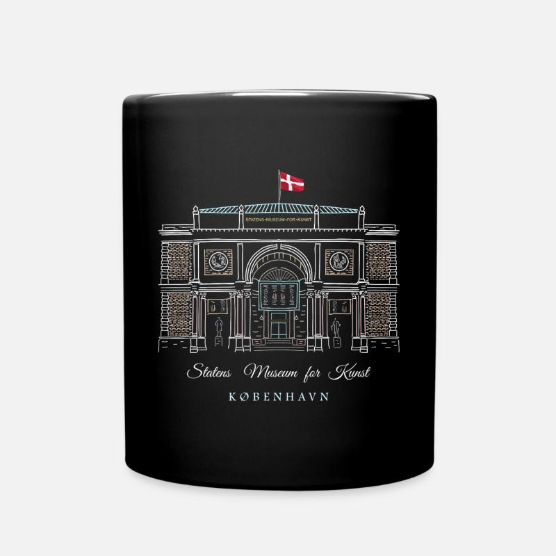 Copenhague, Musée d’art SMK, Dessin Danemark - Mug uni - noir