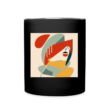 Színek és formák - Mug uni - noir - Devant
