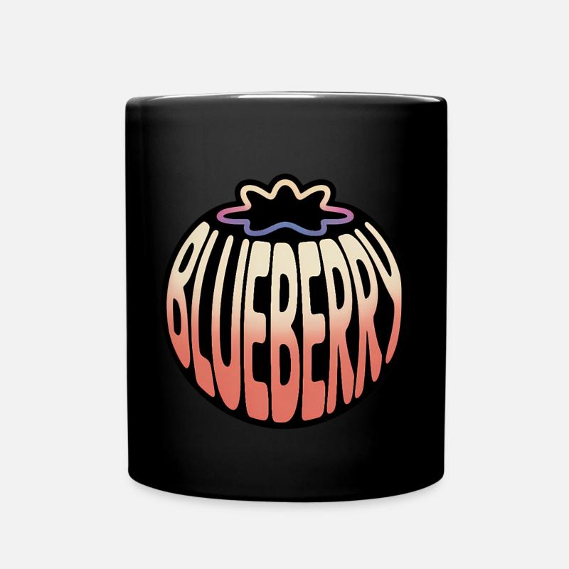 Myrtille - Logo Cool Fruit - Mug uni - noir