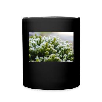 Coup de macro nature mousse - Mug uni - noir - Devant