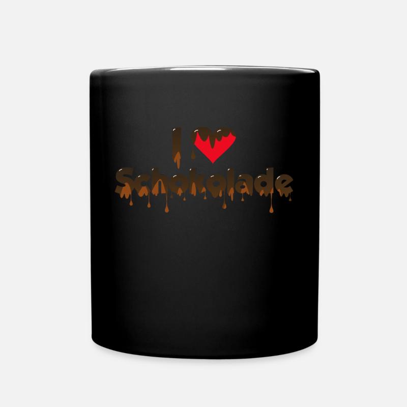 Chocolat - J’aime le chocolat - Mug uni - noir
