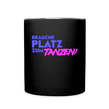 Need room for dancing neon gift idea - Full Colour Mug - black - Front