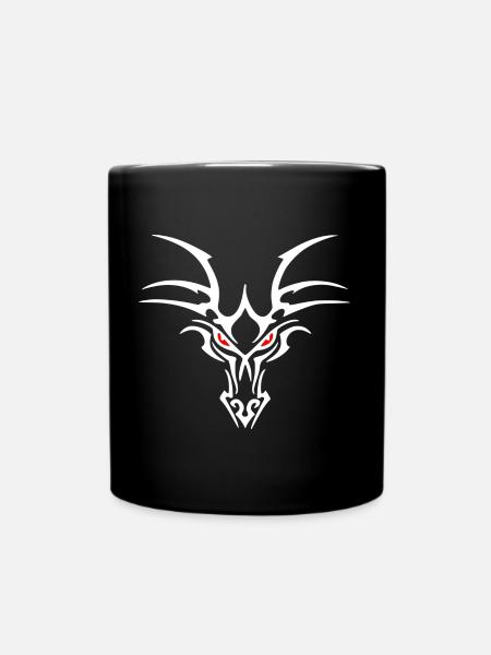 Scorpionfish white - Full Colour Mug - black