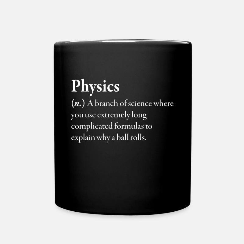 physique - Mug uni - noir
