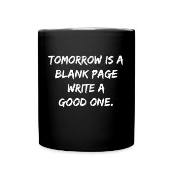 Write a good one quote Entrepreneur Success - Full Colour Mug - black - Front