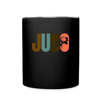 Judo Kaempfer Kampf Sport - Tasse einfarbig - Schwarz - Vorne