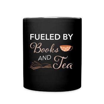 Books Mug Read Funny saying gift - Full Colour Mug - black - Front