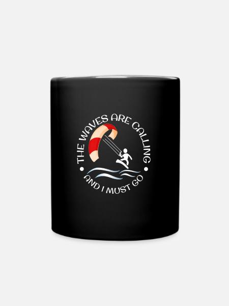 Les vagues appellent et je dois y aller - Mug uni - noir