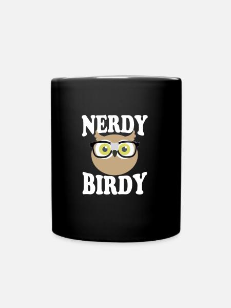 Nerdy Birdy - Mug uni - noir