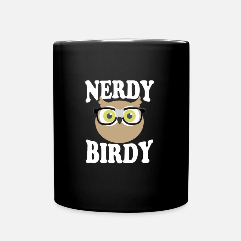 Nerdy Birdy - Mug uni - noir
