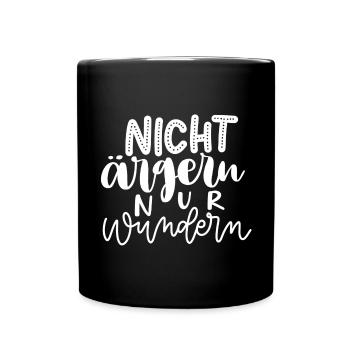 Do not fret, just wonder - Full Colour Mug - black - Front