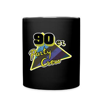 90s party crew - Full Colour Mug - black - Front