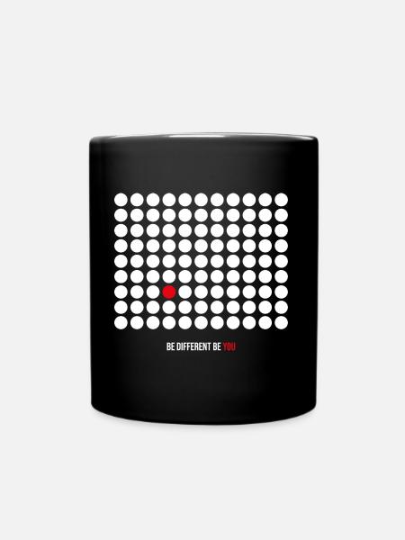 Sois différent sois toi - Mug uni - noir