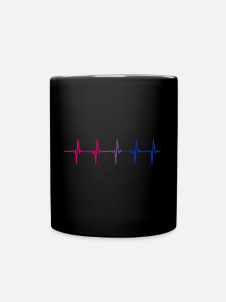 Gay Pride Bisexuel - Mug uni - noir