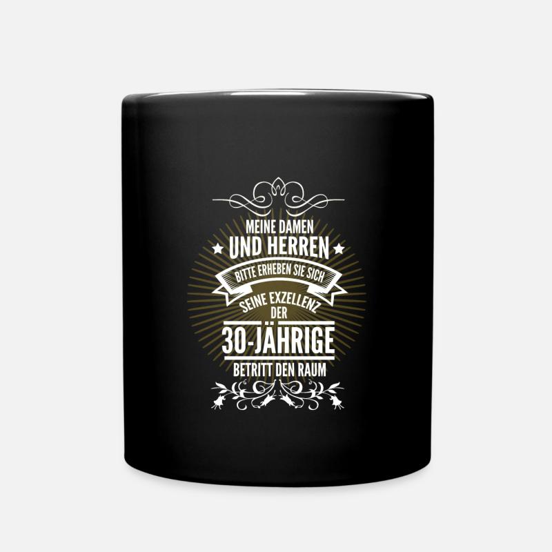 30-JÄHRIGE - Tasse einfarbig - Schwarz