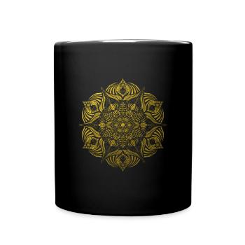 Mandala - Full Colour Mug - black - Front