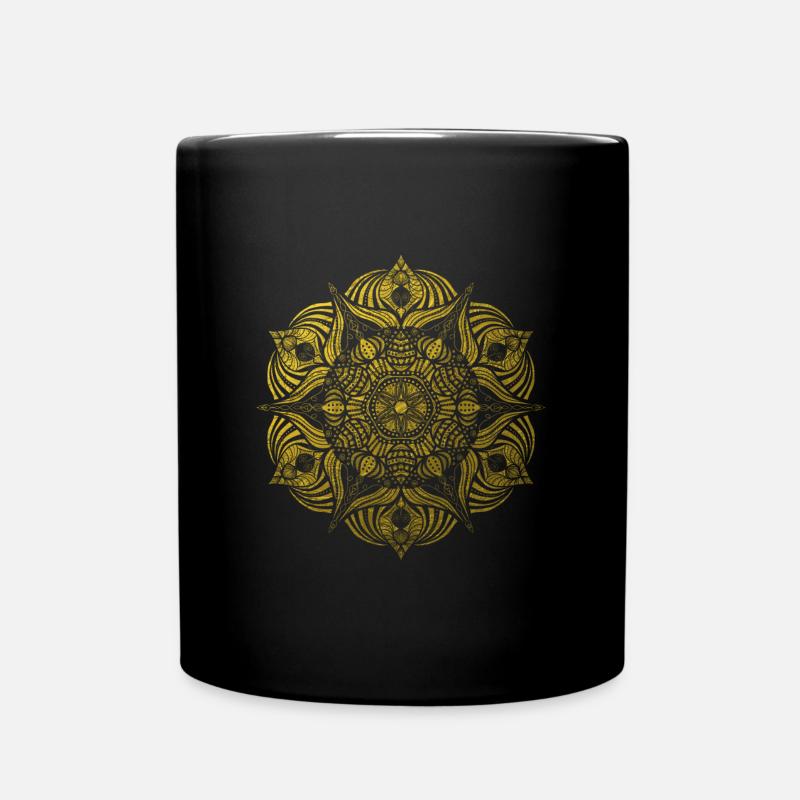 Mandala - Mug uni - noir