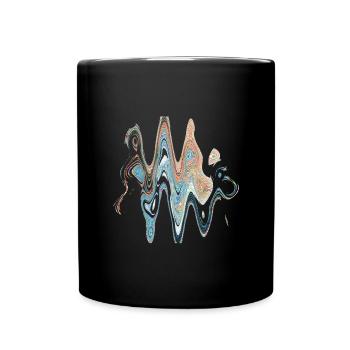 Design retro 20 - Tasse einfarbig - Schwarz - Vorne