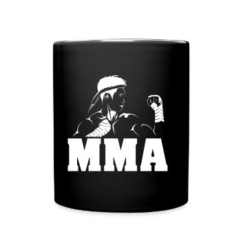 Symbole d’arts martiaux mixtes Fighter MMA cadeau - Mug uni - noir - Devant