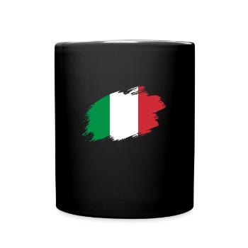 Italy italian flag flag - Full Colour Mug - black - Front