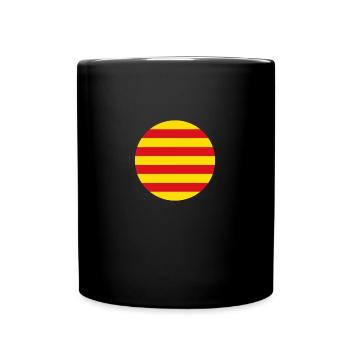 Catalonia Catalan flag flag - Full Colour Mug - black - Front