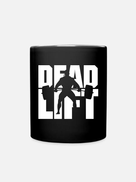 Deadlift - Tasse einfarbig - Schwarz