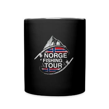 Norge Fishing Tour - Full Colour Mug - black - Front