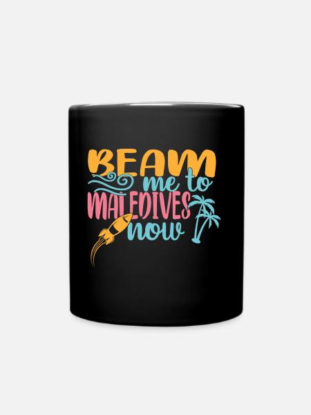 Maldives - Full Colour Mug - black
