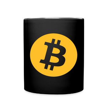bitcoin - Full Colour Mug - black - Front