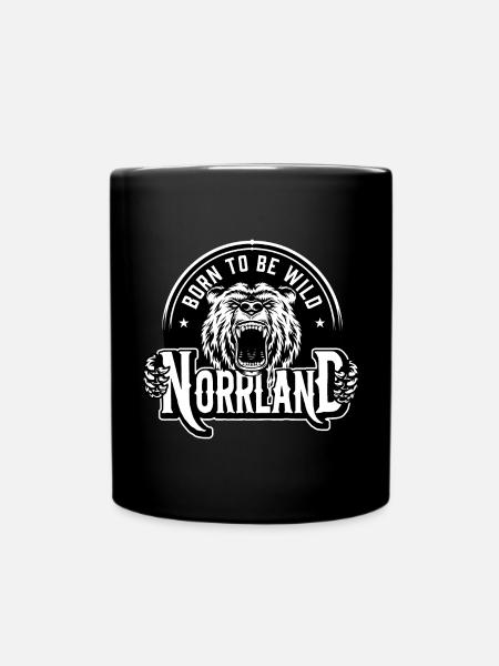 Born to be wild Norrland - Full Colour Mug - black