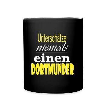 Dortmund - Tasse einfarbig - Schwarz - Vorne