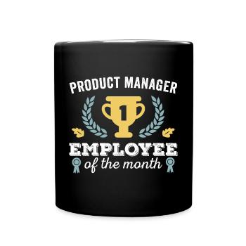 Product Manager Employee of the Month - Full Colour Mug - black - Front