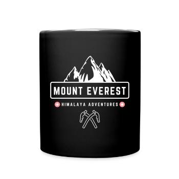 Mount Everest Himalayan Advetures - Full Colour Mug - black - Front