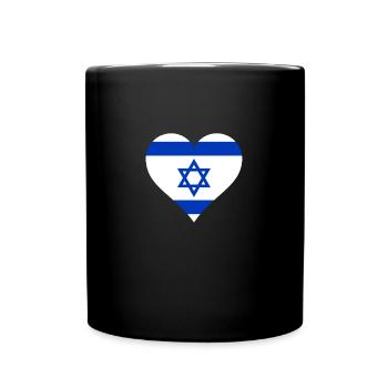 Israel Israeli Flag Flag - Full Colour Mug - black - Front