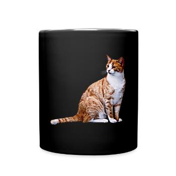Katze Katzen Katze Cat Cats - Full Colour Mug - black - Front